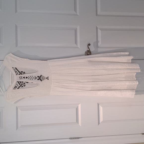 Free People Toosaloosa Slub Meadow Dress Ivory - Picture 5 of 5